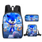 Sonic Student koululaukku, kolmiosainen hinta ja tiedot | Koulureput ja -laukut | hobbyhall.fi