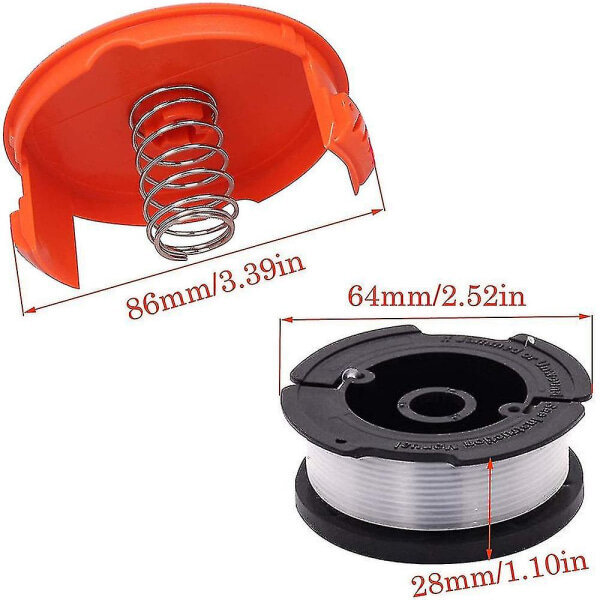 Black+decker A6481 Coil + 6 Pack Line Reflex Strimmerille null ei mitään hinta ja tiedot | Ruohotrimmerit | hobbyhall.fi