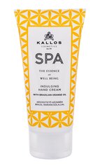 Rentouttava käsivoide Kallos SPA Orange Hand Cream 50ml hinta ja tiedot | Vartalovoiteet ja -emulsiot | hobbyhall.fi