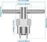 Metalliseoksesta valmistettu hanan venttiiliytimen poistotyökalu Moem 1200 1222 1225 -venttiilisydämen poistolaitteeseen hinta ja tiedot | Käsityökalut | hobbyhall.fi