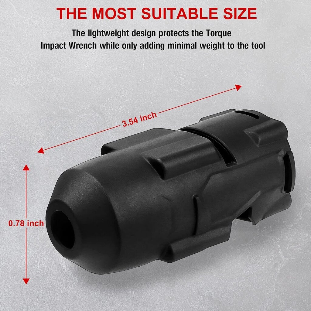 M18 49-16-2767 iskunvaimentimen suojakengät, yhteensopiva Milwaukee M18 FUEL 1/2 High Torque Impact (2767-20) ja ONEKEY-version (2863-20) kanssa hinta ja tiedot | Käsityökalut | hobbyhall.fi