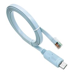 USB RJ45 -konsolikaapeli 6 jalkaa Windows 8, 7, Vista, , Linux RS232 hinta ja tiedot | Puhelinkaapelit | hobbyhall.fi