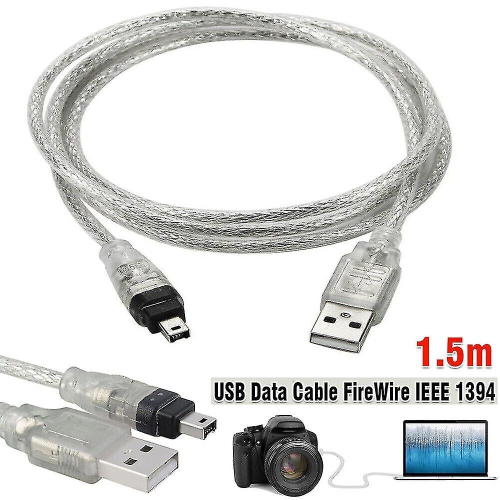 Mini Dv Minidv USB-datakaapeli Firewire Ieee 1394 HDV-videokameraan editoitavaksi PC:lle hinta ja tiedot | Puhelinkaapelit | hobbyhall.fi