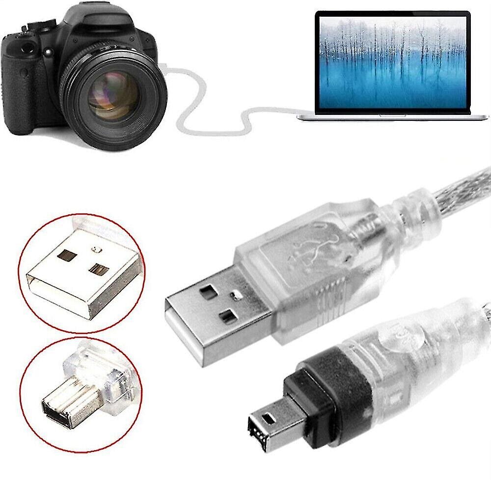 Mini Dv Minidv USB-datakaapeli Firewire Ieee 1394 HDV-videokameraan editoitavaksi PC:lle hinta ja tiedot | Puhelinkaapelit | hobbyhall.fi