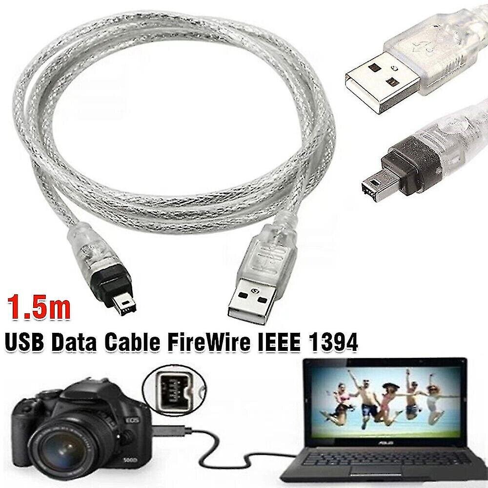 Mini Dv Minidv USB-datakaapeli Firewire Ieee 1394 HDV-videokameraan editoitavaksi PC:lle hinta ja tiedot | Puhelinkaapelit | hobbyhall.fi