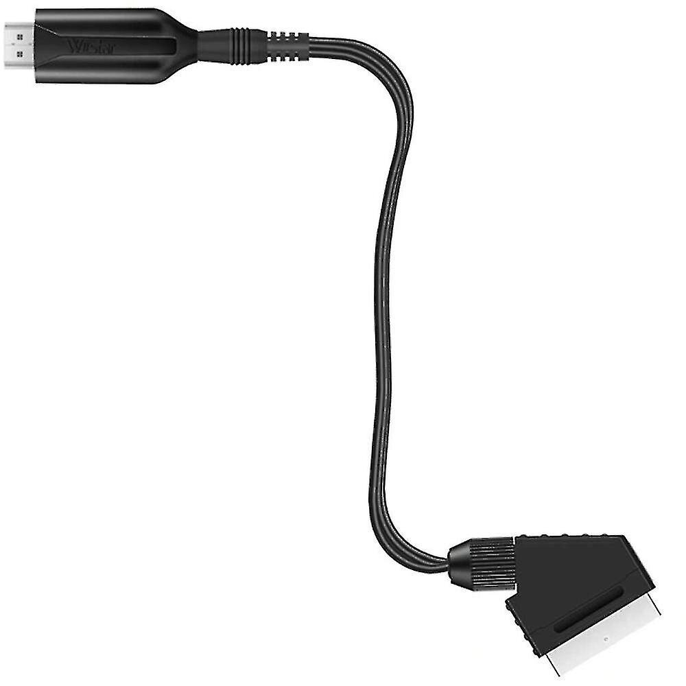 Uuden tyylinen hdmi-scart-kaapeli 1 metrin pituinen suora yhteys Kätevä muunnos hinta ja tiedot | Puhelinkaapelit | hobbyhall.fi