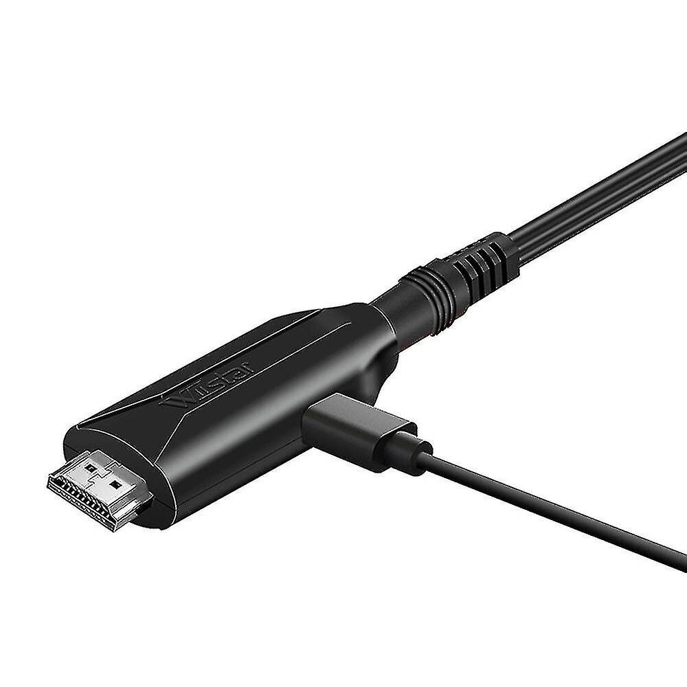 Uuden tyylinen hdmi-scart-kaapeli 1 metrin pituinen suora yhteys Kätevä muunnos hinta ja tiedot | Puhelinkaapelit | hobbyhall.fi