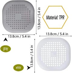 2 kpl silikoninen tyhjennyssuoja, jossa imemiskyky, pesualtaan siivilä hinta ja tiedot | Vedensuodattimet | hobbyhall.fi