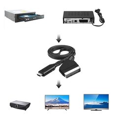 Scart-HDMI-muunnin Audio-videosovitin HDTV/dvd/digisovittimelle/ps3/pal/ntsc null ei mitään hinta ja tiedot | Jalkineiden ja vaatteiden hoitotuotteet | hobbyhall.fi