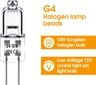 G4 halogeenilamput 10W 12V - Lämmin valkoinen - 20-pakkaus 10W hinta ja tiedot | Pöytävalaisimet | hobbyhall.fi