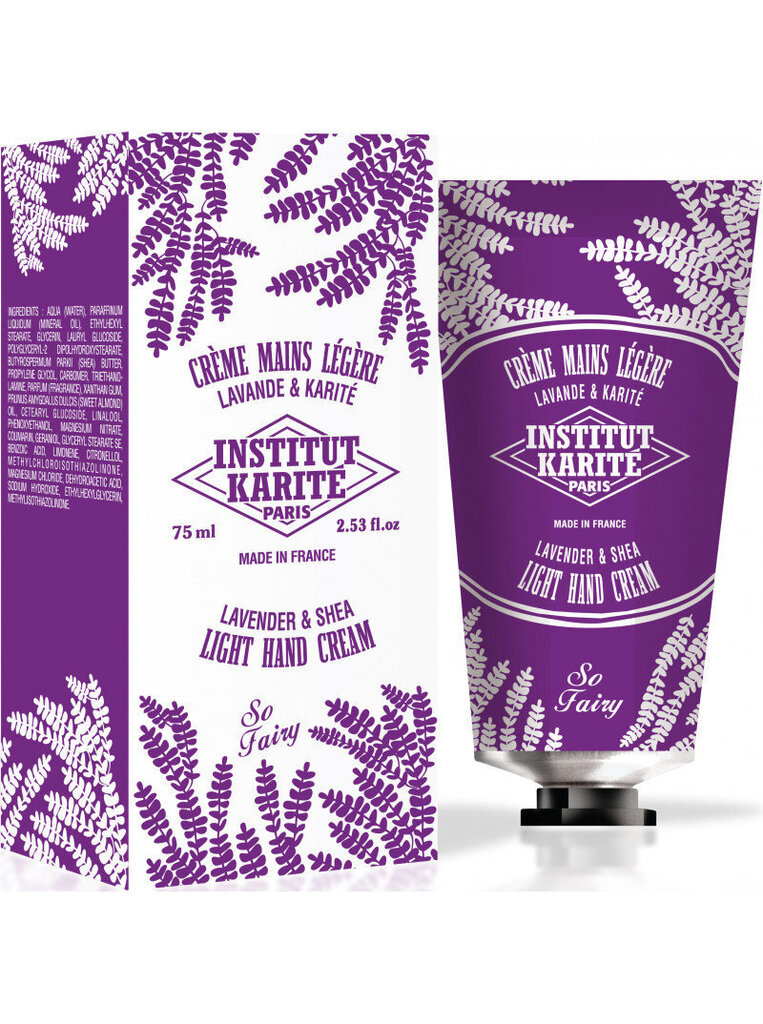 Hand Cream Institute Karite Paris Shea So Fairy 75 ml, laventeli hinta ja tiedot | Vartalovoiteet ja -emulsiot | hobbyhall.fi