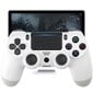 Playstation 4:n kanssa yhteensopiva Dualshock 4 langaton ohjain - Glacier White hinta ja tiedot | Pelikonsolitarvikkeet | hobbyhall.fi