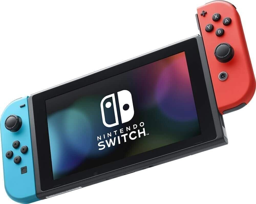 Pelikonsoli Nintendo Switch V2 32GB, sininen/punainen + Joy-Con-ohjain hinta ja tiedot | Pelikonsolit | hobbyhall.fi