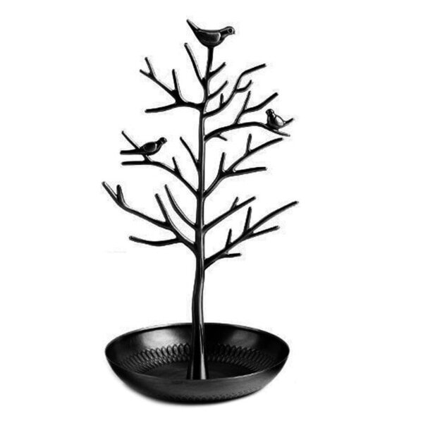 Korut Tree Kaulakoru Riipus Teline Moderni Sweet Bird Koruteline naisille Tytöille Tone Sormus Musta hinta ja tiedot | Kaulakorut | hobbyhall.fi