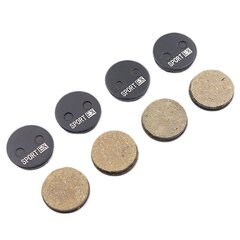 4 paria polkupyörän levyjarrupalat Aons-satulalle, halkaisija on 21,5 mm pyöreät jarrupalat, urheiluluokan hartsi hinta ja tiedot | Kaulakorut | hobbyhall.fi