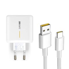 2024 65 W Supervooc 2.0 -pikalaturi Oppo K9:lle Find X2 X3 X5 Pro Neo Lite 5G USB Type-C -kaapeli hinta ja tiedot | Paristolaturit | hobbyhall.fi