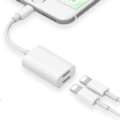 [apple Mfi -sertifioitu] Iphone-sovitin ja jakaja, 2 in 1 Dual Lightning kuulokeliitäntä Aux Audio ja hinta ja tiedot | Kaapelit ja adapterit | hobbyhall.fi