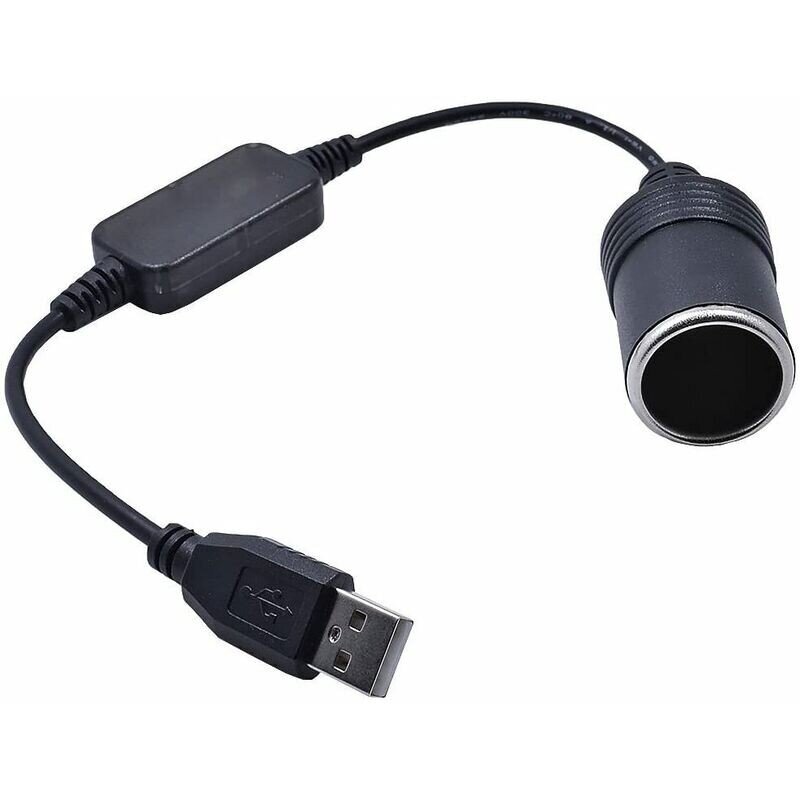 USB A uros ja 12 V tupakansytyttimen muunnin hinta ja tiedot | Kaapelit ja adapterit | hobbyhall.fi