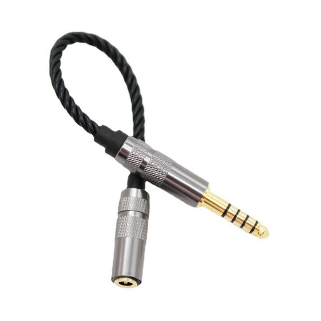 HIFI 4.4MM Balanced Headphone Adapter Audio Cable 4.4 XLR 4 Pin uros-naaras kulma hinta ja tiedot | Kaapelit ja adapterit | hobbyhall.fi