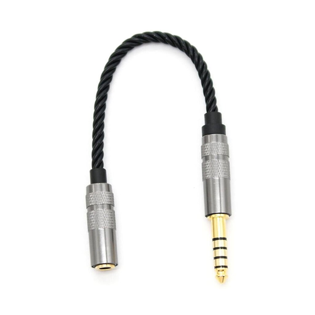 HIFI 4.4MM Balanced Headphone Adapter Audio Cable 4.4 XLR 4 Pin uros-naaras kulma hinta ja tiedot | Kaapelit ja adapterit | hobbyhall.fi