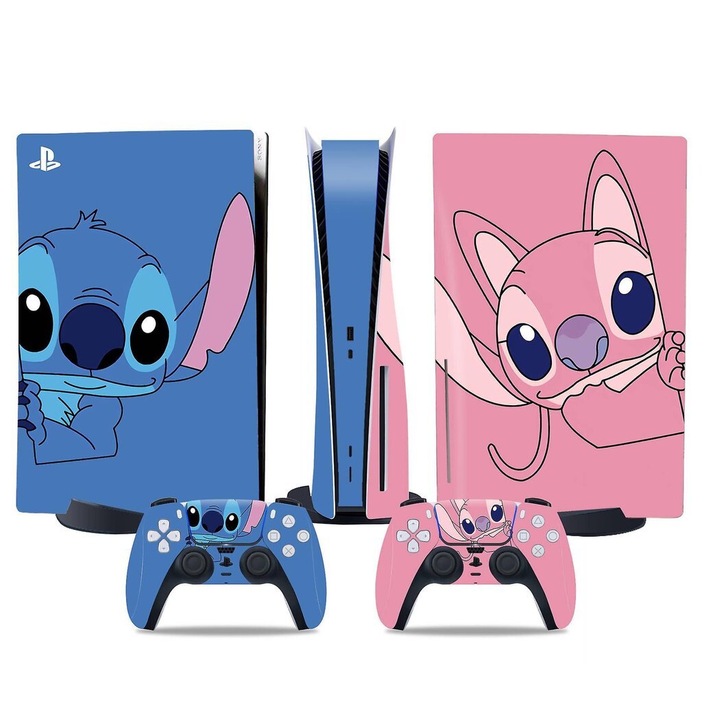 PS5 optinen asema versio tarra, viileä PS5 iho,ohjaimen kahva,PS5 konsoliin ja ohjain,Suloinen tarra,Söpö iho,Cartoon anime,Lilo Stitch hinta ja tiedot | Pelikonsolit | hobbyhall.fi