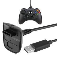 Play & Charge -kaapeli Perfee, Xbox 360:lle hinta ja tiedot | Pelikonsolit | hobbyhall.fi