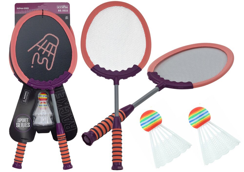 Badmintonmailat ja sulkapallot, vaaleanpunaiset hinta ja tiedot | Sulkapallo | hobbyhall.fi