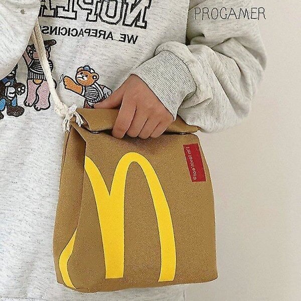 Henkilökohtainen Mcdonald'sin paperikassi, samantyylinen Crossbody-laukku, suurikokoinen peruskoululaukku, unisex-reppu ulkoiluun - Jxlgv Crossbody hinta ja tiedot | Urheilukassit ja reput | hobbyhall.fi