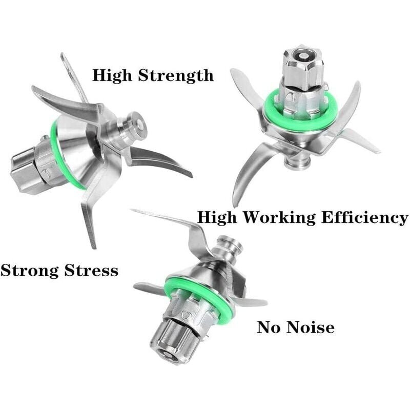 Tehosekoittimen terä Vorwerk Thermomix TM5:lle, elintarvikelaatuinen ruostumattomasta teräksestä valmistettu keittiöterän vaihtosekoittimen terä, ei melua, suuri rasitus hinta ja tiedot | Tehosekoittimet | hobbyhall.fi