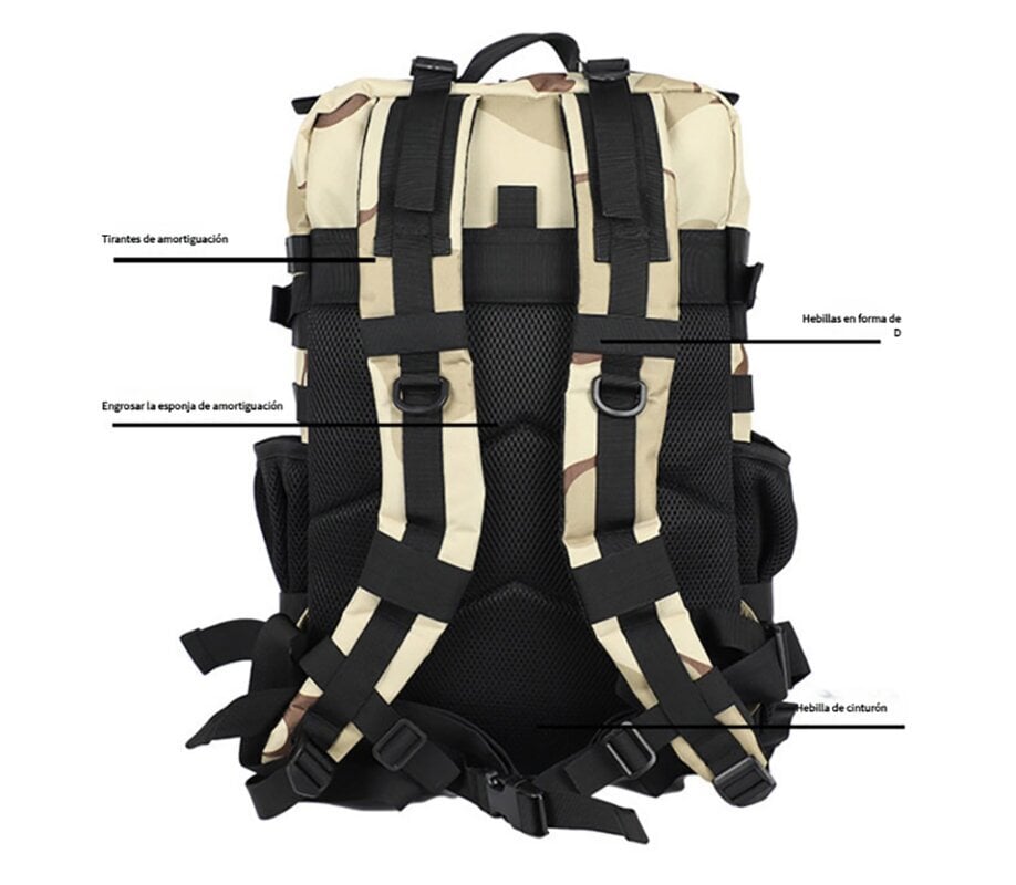 Taktiset sotilasreput 45 L Molle Army Assault Reppu 3 päivän Bug Out Bag Retkeilyreppu, Sininen hinta ja tiedot | Tietokonelaukut | hobbyhall.fi