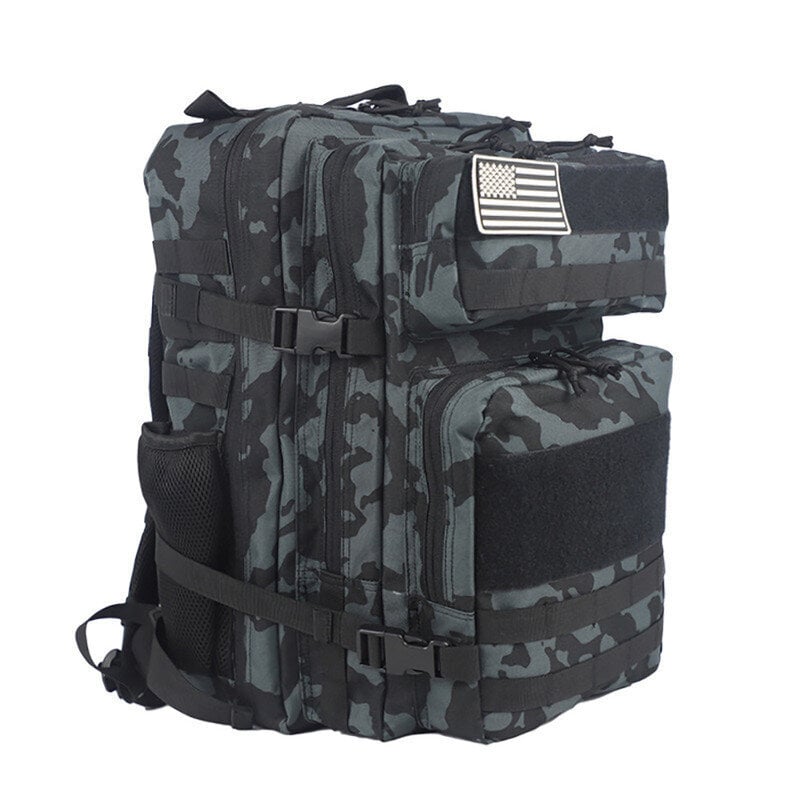 Taktiset sotilasreput 45 L Molle Army Assault Reppu 3 päivän Bug Out Bag Retkeilyreppu, Camouflage Color-B hinta ja tiedot | Tietokonelaukut | hobbyhall.fi