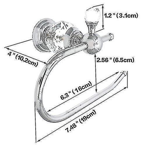 Crystal-sarjan messinki WC-paperirullan pidike, kiillotettu kromi hinta ja tiedot | Tietokonelaukut | hobbyhall.fi