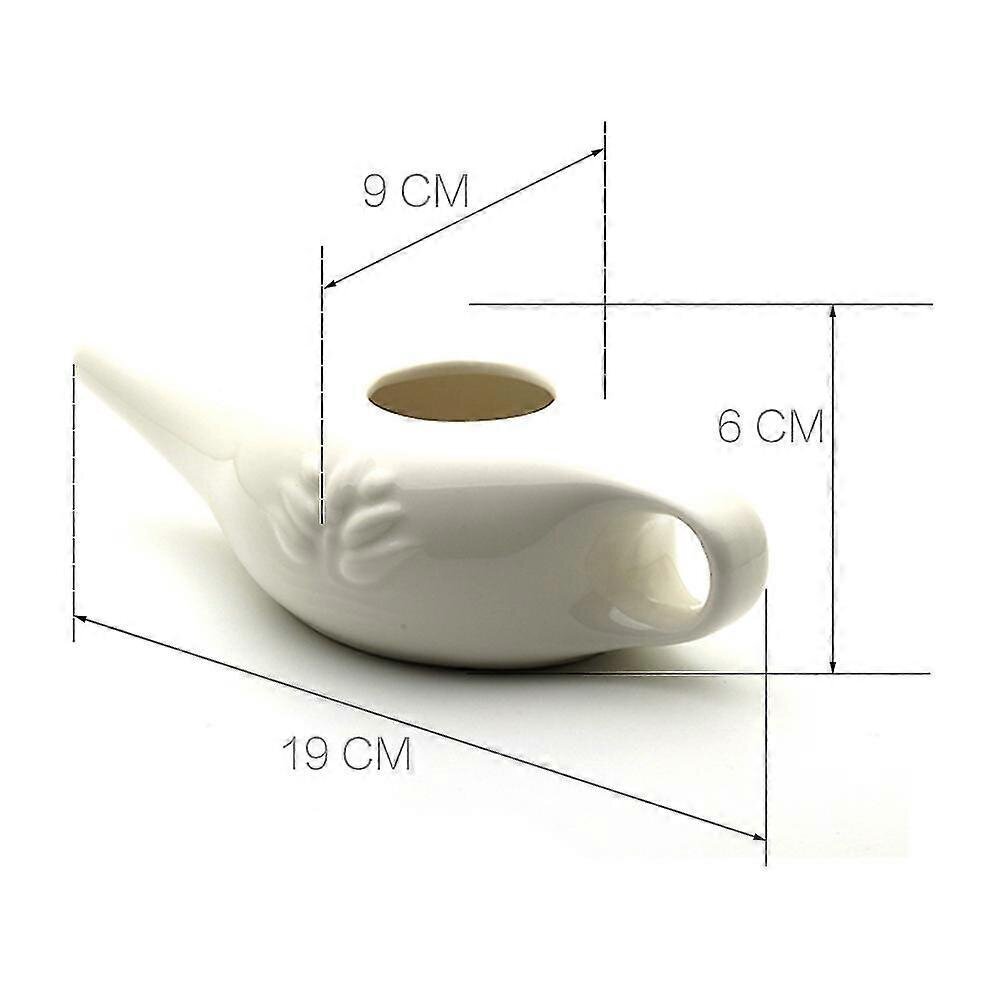 Keraaminen Neti Pot Sinusille, 250 ml Käsintehty Yoga Neti Pot Nenäkastelulaite Orange hinta ja tiedot | Lasit, mukit ja kannut | hobbyhall.fi