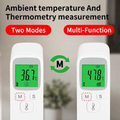 IR-kuumelämpömittari Kosketukseton hinta ja tiedot | Kauneudenhoitotarvikkeet | hobbyhall.fi