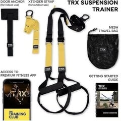 Trx All-in-One Suspension Trainer - Kotikuntosalijärjestelmä kokeneelle kuntosaliharrastajalle, Sisältää Trx Training Club Access-csn hinta ja tiedot | Kuntokeskukset | hobbyhall.fi