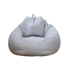 Indoor Outdoor Aikuisten Bean Bag Pelituoli Erittäin suuri Säkkisuojus Vaaleanharmaa hinta ja tiedot | Säkkituolit, rahit ja penkit | hobbyhall.fi