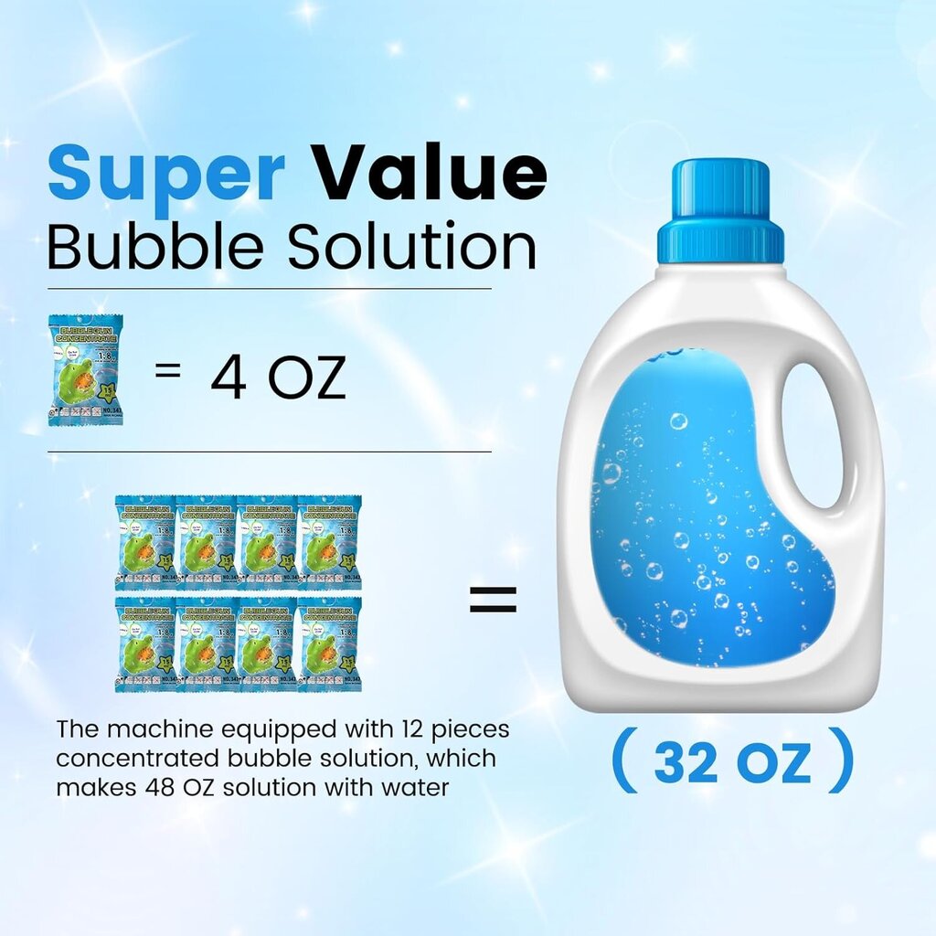 Bubble Machine, automaattinen kuplapuhallin 15000+ kuplaa minuutissa, hinta ja tiedot | Kuumailmapuhaltimet | hobbyhall.fi