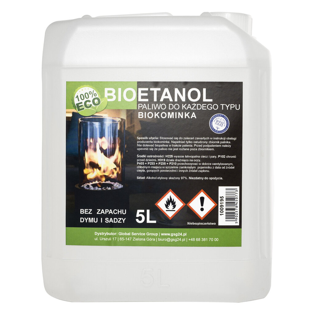 Bioetanoli polttoaine biotakkoihin, 5L hinta ja tiedot | Takat | hobbyhall.fi