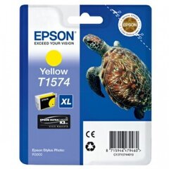Epson T1574 Yellow Yellow hinta ja tiedot | Mustekasetit | hobbyhall.fi