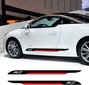 2kpl autonoven sivuhameen raidat Tarrat Peugeot Rcz -autoon tee itse Vinyylikalvotarrat Autot Tyylisäätötarvikkeet hinta ja tiedot | Miesten hatut, huivit ja käsineet | hobbyhall.fi