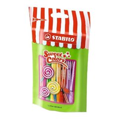 STABILO Kuitukärkikynät, Pen 68, Mini, Lollipop, 15 väriä hinta ja tiedot | Kirjoitusvälineet | hobbyhall.fi