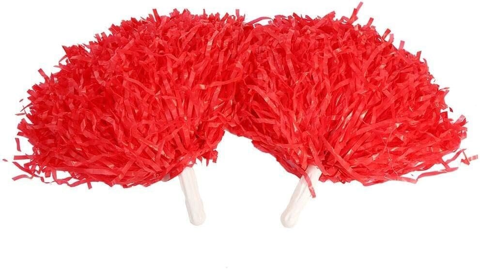 2kpl Cheerleading Pom Poms, PE Cheerleading Pom Poms Urheilujuhlatanssi Hyödyllisiä lisävarusteita hinta ja tiedot | Treenivälineet | hobbyhall.fi