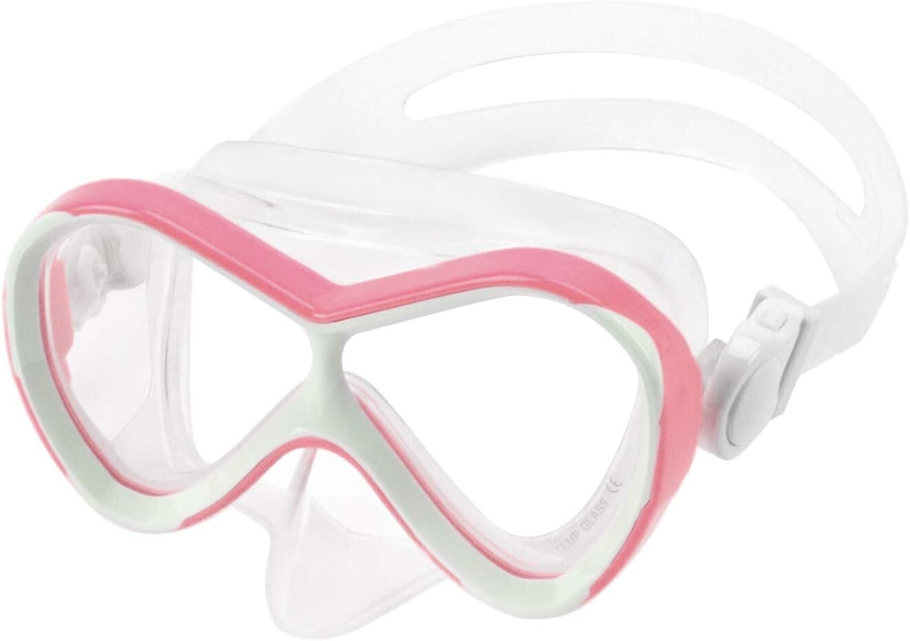 Swim Goggles Snorkkelimaski lapsille 6-14 vuotiaille Sukellussuojalasit nenäsuojuksella huurtumista estävä silikoninen snorklausnaamio hinta ja tiedot | Treenivälineet | hobbyhall.fi