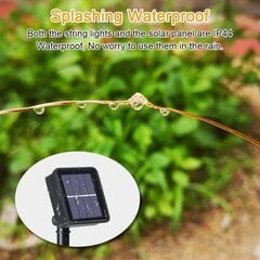 Solar Fairy Lights Vedenpitävä Led Outdoor Vedenpitävä Ip64 String Lights 8 erilaista tilaa hinta ja tiedot | Treenivälineet | hobbyhall.fi