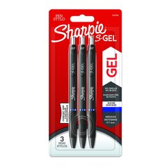 “Sharpie” S GEELIKYNÄ, sininen 3 kpl hinta ja tiedot | Kirjoitusvälineet | hobbyhall.fi