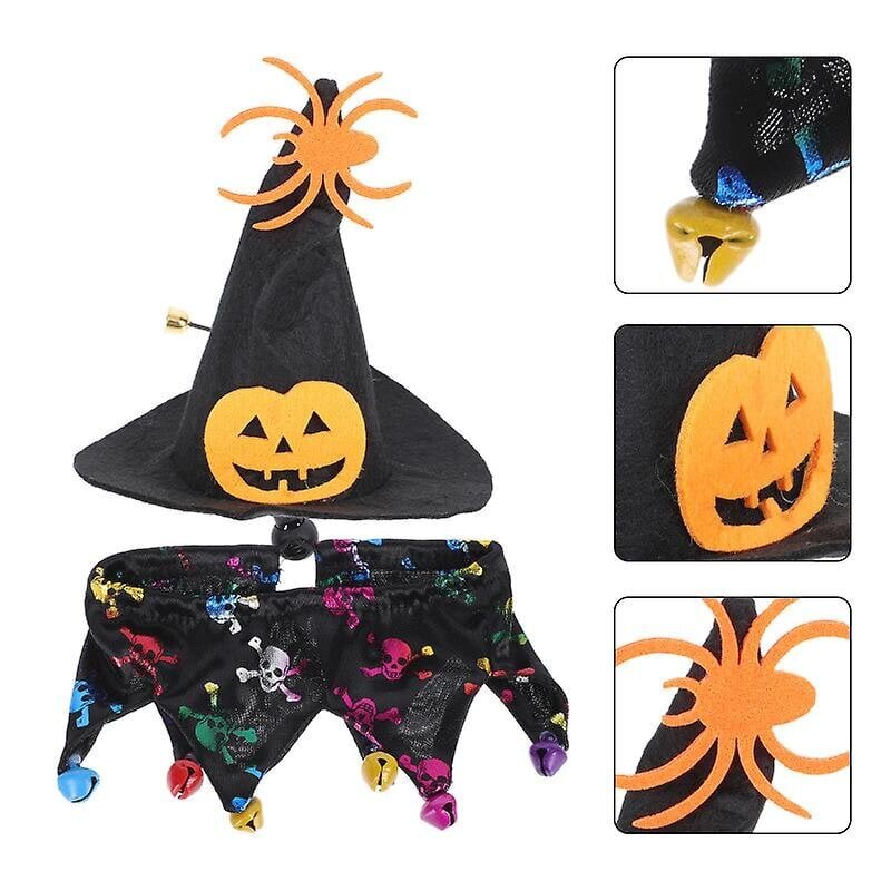 1 setti lemmikkihattu huivi Halloween-koristeisiin hinta ja tiedot | Ruokakupit ja ruokintatarvikkeet | hobbyhall.fi