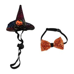 1kpl Pet Hat Rusetti Halloween-sisustus hinta ja tiedot | Ruokakupit ja ruokintatarvikkeet | hobbyhall.fi