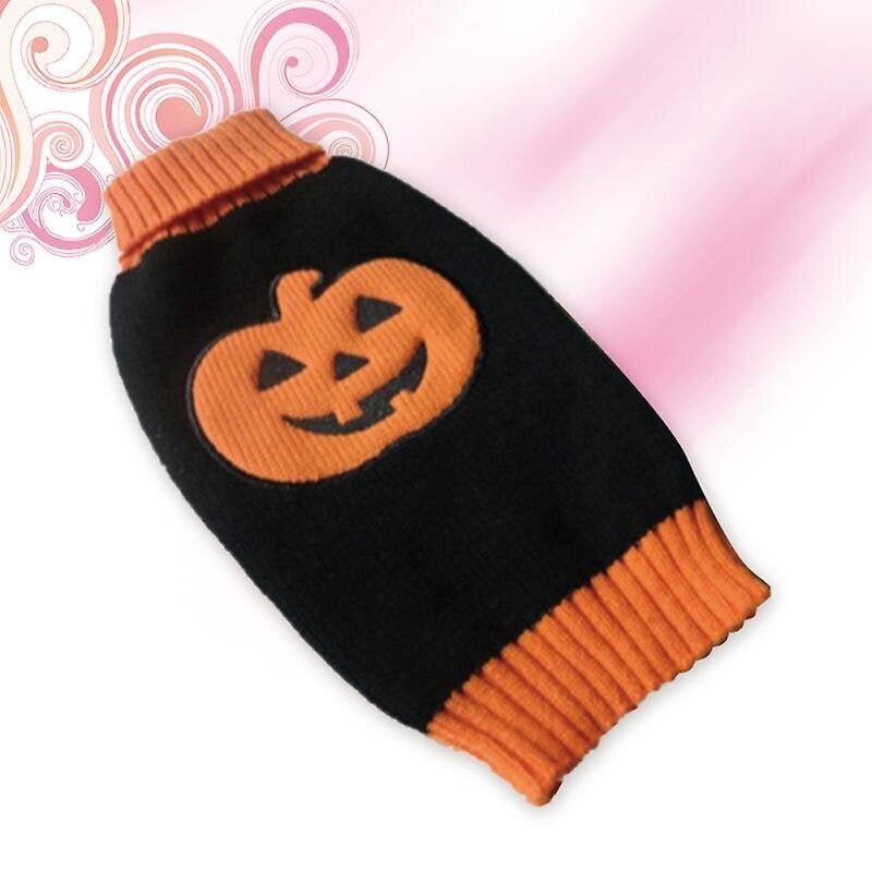 1kpl Neulottu Turtleneck koiran villapaita Halloween-koristeisiin hinta ja tiedot | Ruokakupit ja ruokintatarvikkeet | hobbyhall.fi