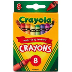 CRAYOLA Liidut, 8 kpl hinta ja tiedot | Taide- ja askartelutarvikkeet | hobbyhall.fi