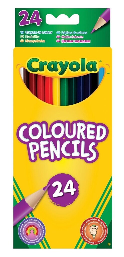 Värikynät Crayola, 24 kpl. hinta ja tiedot | Taide- ja askartelutarvikkeet | hobbyhall.fi